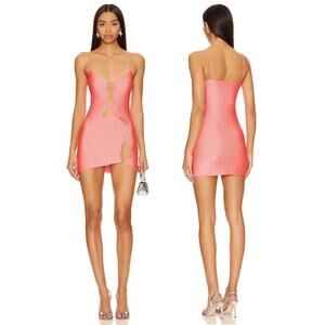 Elegant Pink Mini Dress